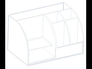 Pen Stand Desk Organiser 3D Model