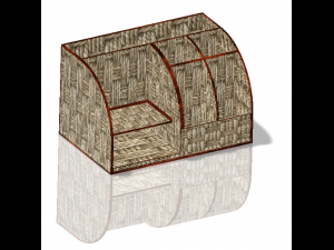 Pen Stand Desk Organiser Modelo 3D