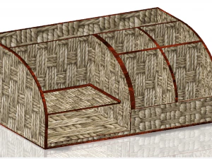 Pen Stand Desk Organiser 3D Model