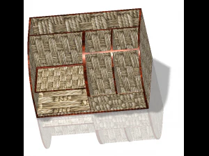 Pen Stand Desk Organiser 3D Model