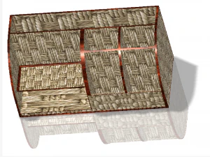 Pen Stand Desk Organiser 3D Model