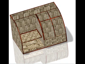 Pen Stand Desk Organiser 3D Model