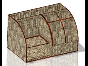 Pen Stand Desk Organiser 3D Model