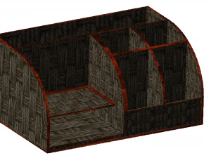 Pen Stand Desk Organiser 3D Model