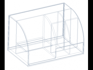 Pen Stand Desk Organiser Modelo 3D