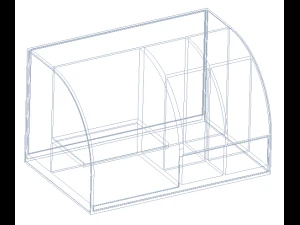 Pen Stand Desk Organiser 3D Model
