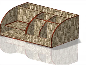 Pen Stand Desk Organiser 3D Model