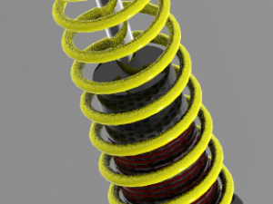 Shock absorber shock absorbing how do shocks work new shocks 3d printer review 3d printing 3D मॉडल