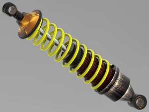 Amortecedor absorvente de choque como funcionam os choques novos choques revis&atilde;o da impressora 3d impress&atilde;o 3d Modelo 3D