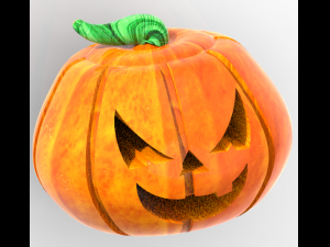 Halloween halloween day pumpkin lightwave animation pumpkin modeling 3D Model