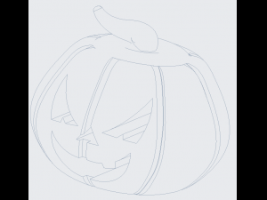 Halloween halloween day pumpkin lightwave animation pumpkin modeling 3D Model