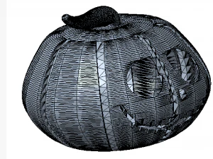 कद्दू हेलोवीन कद्दू हेलोवीन गीत कद्दू हेलोवीन श्रृंगार कद्दू हेलोवीन सजावट पंप 3D मॉडल