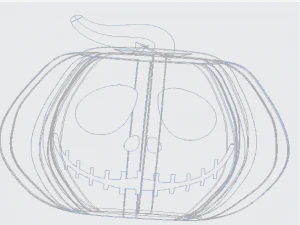 कद्दू हेलोवीन कद्दू हेलोवीन गीत कद्दू हेलोवीन श्रृंगार कद्दू हेलोवीन सजावट पंप 3D मॉडल