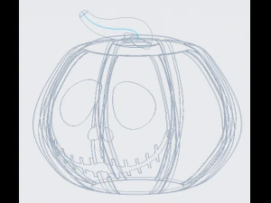 कद्दू हेलोवीन कद्दू हेलोवीन गीत कद्दू हेलोवीन श्रृंगार कद्दू हेलोवीन सजावट पंप 3D मॉडल