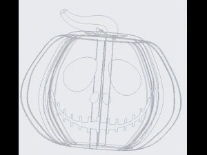 कद्दू हेलोवीन कद्दू हेलोवीन गीत कद्दू हेलोवीन श्रृंगार कद्दू हेलोवीन सजावट पंप 3D मॉडल