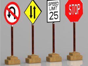 Sign board in road road signs traffic sign board sign board design sign board images stop sign board 3D Model
