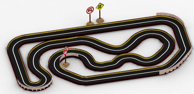 Race track dirt track racing dirt track car racing track car track car racing racing car horse Model 3D .c4d .max .obj .3ds .fbx .stl .blend