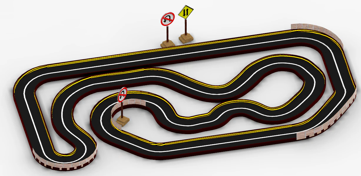 Race track dirt track racing dirt track car racing track car track car racing racing car horse 3D Model .c4d .max .obj .3ds .fbx .stl .blend