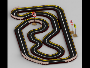 Race track dirt track racing dirt track car racing track car track car racing racing car horse Model 3D
