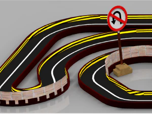 Race track dirt track racing dirt track car racing track car track car racing racing car horse 3D Model