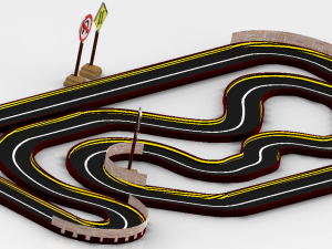 Race track dirt track racing dirt track car racing track car track car racing racing car horse Model 3D