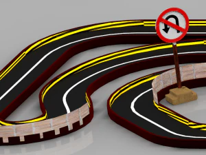 Race track dirt track racing dirt track car racing track car track car racing racing car horse 3D Model