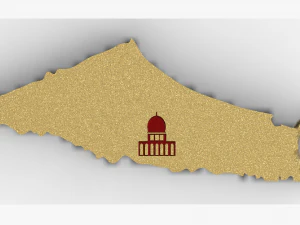 Israel map pendant 3D printisrael palestine israel news israel palestine hamas hamas israel israel 3D Model