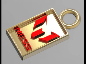 Lionel Messi pendentif ronaldo messi ronaldo messi miami messi inter miami inter Modèle 3D