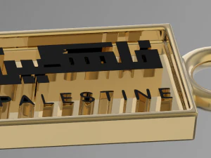 Palestine pendent palestina palestine israel palestina israel filistin gaza hamas palestine 3D Model