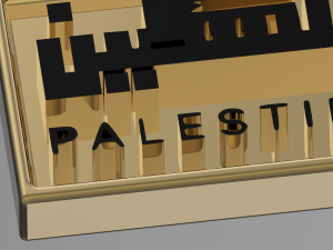 Palestine pendent palestina palestine israel palestina israel filistin gaza hamas palestine 3D Модель