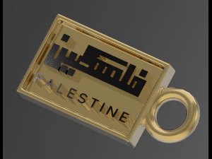 Palestine pendent palestina palestine israel palestina israel filistin gaza hamas palestine 3D Model