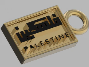 Palestine pendent palestina palestine israel palestina israel filistin gaza hamas palestine 3D Model