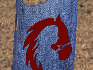 IPhone 15 Back Cover case with Built-in Phone Stand Super Clear Reinforced Glass Screen Guard Compat 3Dモデル
