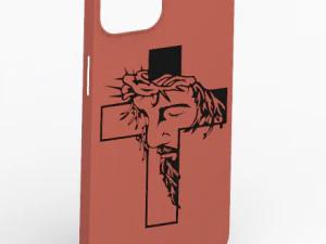 Top Jesus iPhone Covers to Showcase Your Faith Jesus iPhone Covers A Testament to Style and Faith 3D Model