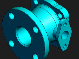 Water Control Valve 3D Modell