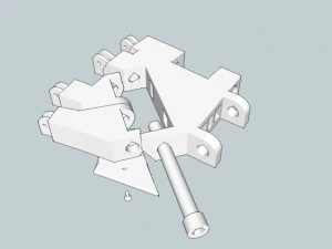 Robotic hand inmoov inspired 3D Print Model
