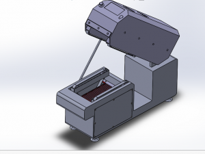 Sleevings Shrinking Machine 3D Model