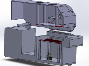 Sleevings Shrinking Machine 3D Модель