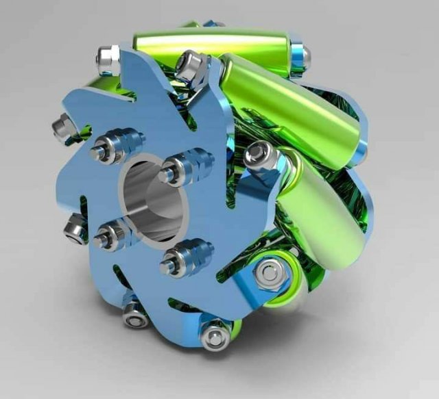 Omni Wheel Modello di stampa 3D .c4d .max .obj .3ds .fbx .stl .blend 