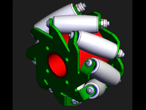 Omni Wheel 3D Print Model