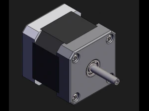 Motore passo-passo Modello 3D
