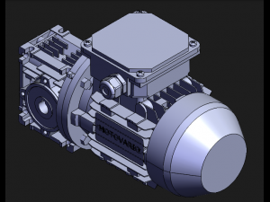 Motoreductor motovario NMR 030 3D Model