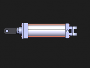 HYDRAULIC ACTUATOR Modelo 3D