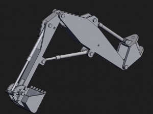 Excavator arm Modelo 3D