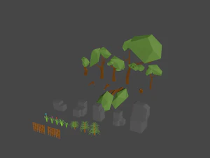 Alberi e altro ancora Modello 3D