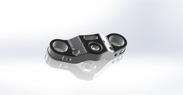 Top shelf for motorcycle forks 3D 모델 .c4d .max .obj .3ds .fbx .stl .blend 