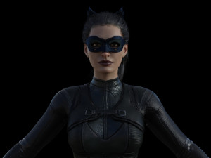 Catwoman Anne Hathway 3D Модель