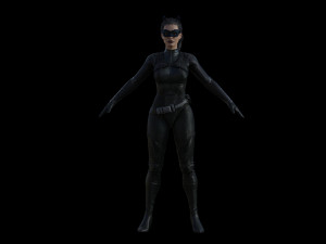 Catwoman Anne Hathway 3D Модель