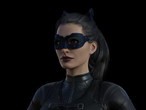Catwoman Anne Hathway 3D Модель