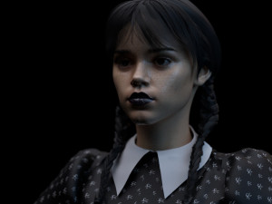 Wednesday Addams 2022 3Dモデル